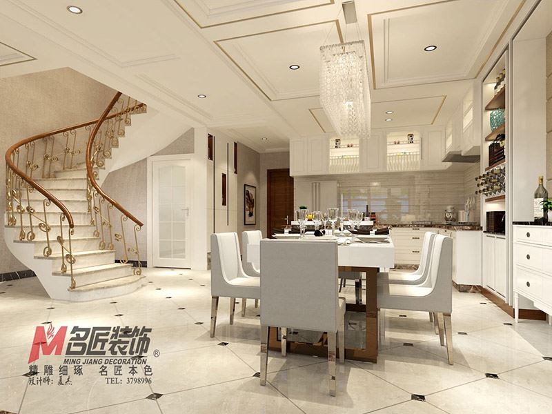 自貢市橋頭鎮(zhèn)新街東樓1-2號(hào)歐式風(fēng)格別墅裝修案例