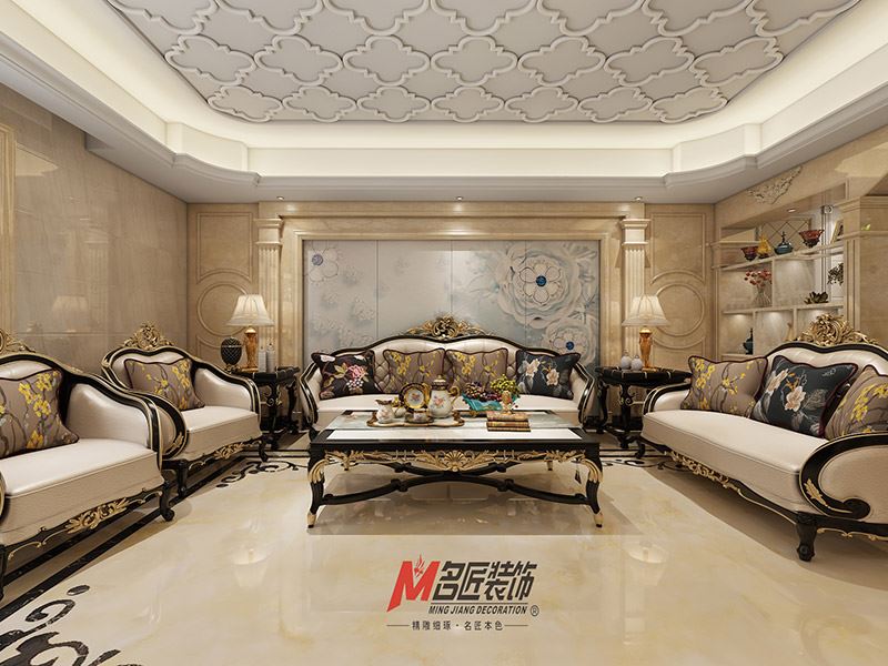 揭陽(yáng)市博雅苑D區(qū)歐式風(fēng)格三居室裝修案例