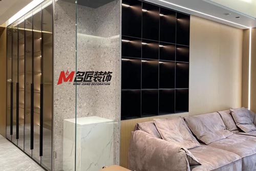 柳州市香頌諾丁山現(xiàn)代簡約風(fēng)格三居室裝修案例
